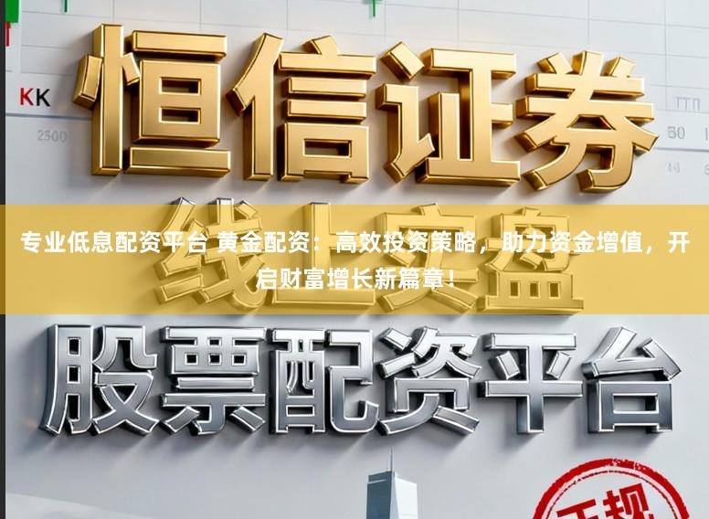 专业低息配资平台 黄金配资：高效投资策略，助力资金增值，开启财富增长新篇章！