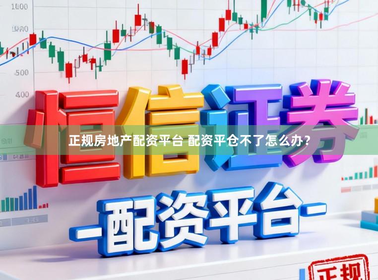 正规房地产配资平台 配资平仓不了怎么办？